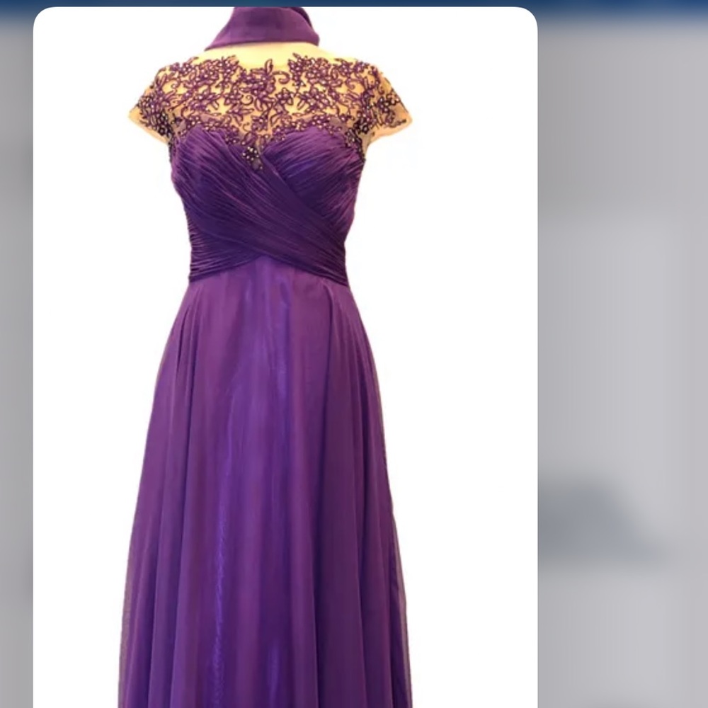 Formal Chiffon Lace Dress